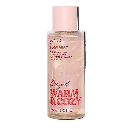 Body Mist Pink Warn & Cozy glazed Victoria's Secret
