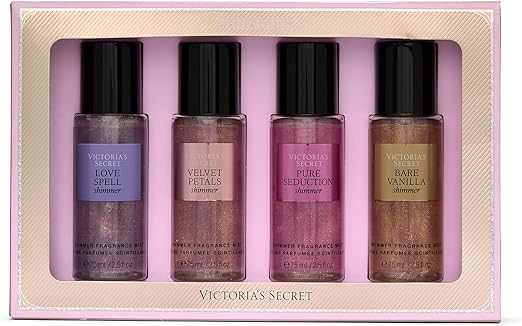 Kit 4 Body Splash Miniatura Shimmer - Victoria's Secret