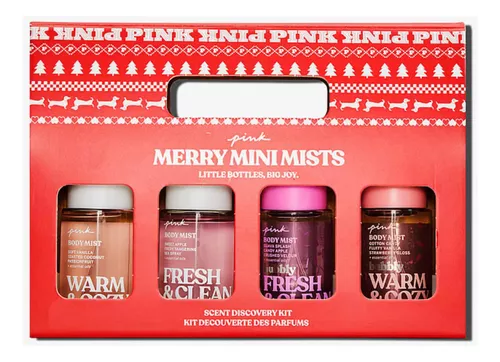 Kit Miniatura Body Mist Pink VS