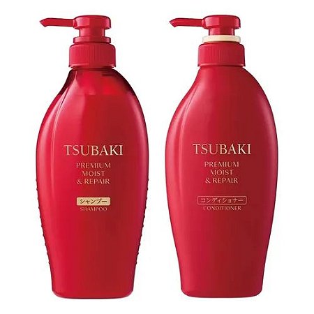Kit Premium Moist e Repair - Shampoo 450ml + Condicionador 450ml -Tsubaki