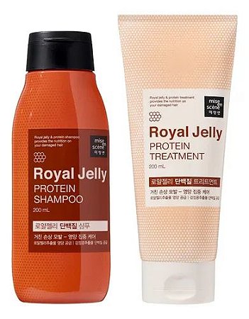 Kit Royal Jelly Protein - Shampoo 200 ml + Tratamento 200ml - Mise En Scène