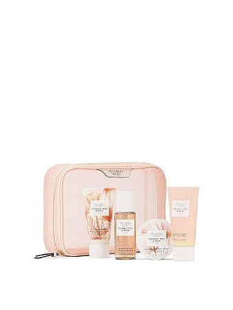 Kit Coconut Milk & Rose Calm - Sabonete Hidratante 75ml + Esfoliante Corporal 85g + Body Lotion 75ml + Body Splash 75ml - Victoria's Secret