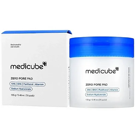 Almofadas Tônicas Medicube Zero Pore Pad 2.0 de 70 Unidades