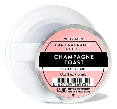 Refil Fragrância De Carro Bath & Body Works Champagne Toast 6ml