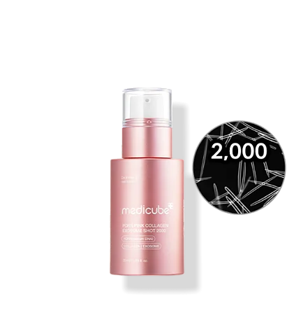 Sérum Pink PDRN com Colágeno e Exossomas SHOT 2000 30ml