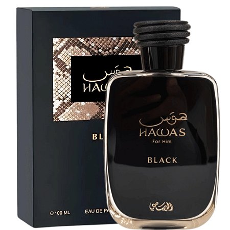 Perfume Hawas Black Rasasi Eau De Parfum 100ml Masculino