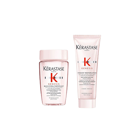 Kit mini Kérastase Genesis Shampoo 80ml+ Miniatura Condicionador 75ml