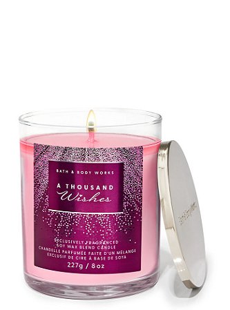 Vela 1 Pavio A Thousand Wishes Bath & Body Works