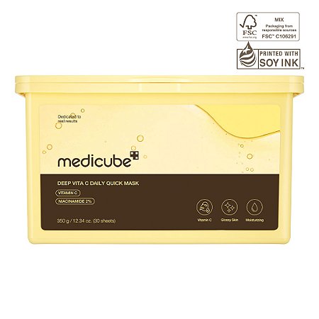 Pote de Máscaras Deep Vita C Daily Quick Mask Medicube - 30 unidades