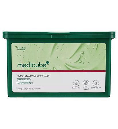 Pote de Máscaras Super Cica Daily Quick Mask Medicube - 30 unidades
