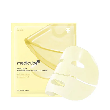 Máscara Facial Iluminadora em Gel com Ácido Kójico e Cúrcuma 28g Medicube