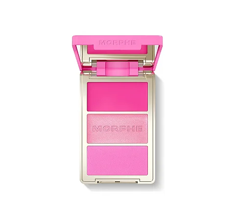 Paleta de Blush Cheek Thrills Multi-Finish Face Trio Morphe - Cor: Apres-Ski