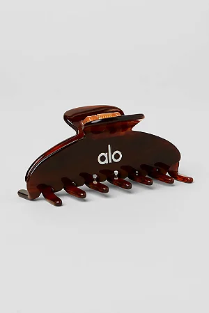 Presilha de Cabelo 90's Claw Clip - Brown Tortoise. - Alo