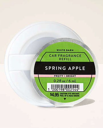 Refil Fragrância De Carro Bath & Body Works Spring Apple 6ml