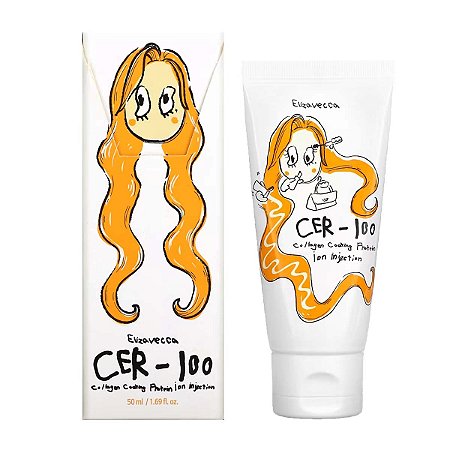 Máscara Capilar Elizavecca CER-100 Collagen Coating Protein ion injection 50ml