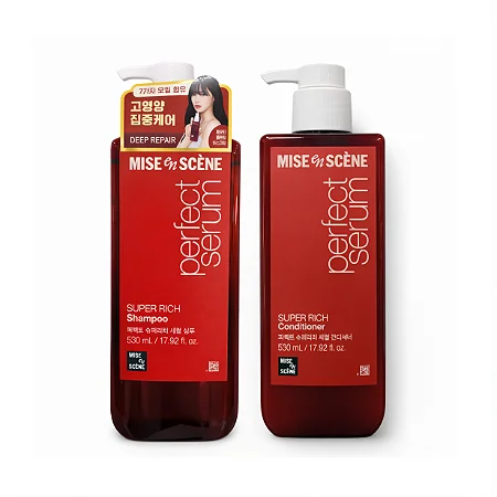 Kit Perfect Serum Super Rich Duo Shampoo 530ml + Condicionador 530ml- Mise en Scène