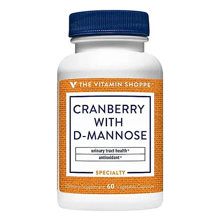 Supplement The Vitamin Shoppe Cranberry W/ D-mannose 60mg C