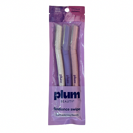 Kit Lâminas Dermaplaning Razors Plum Beauty 3 unid