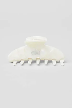 Presilha de Cabelo 90´s Claw Clip Candlelight Branca - Alo