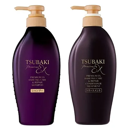 Kit Tsubaki - Premium Ex Hair Fall Care & Repair - Shampoo 450ml + Condicionador 450ml