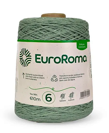 Barbante EuroRoma Esmeralda Nº 6 (610 Metros)