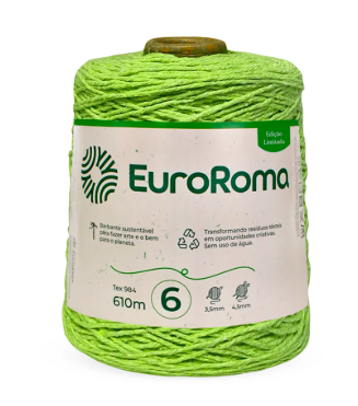 Barbante EuroRoma Citrus Nº 6 (610 Metros)