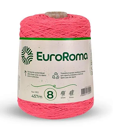 Barbante Euroroma Melancia Nº 8 (457 Metros)