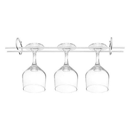 Porta Taças Modular de Teto Aço Cromado 25,5cm