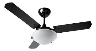 Ventilador de Teto Tron Citrino Preto 3 Pás 127v