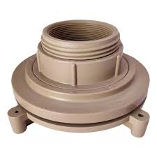 Adaptador com Flange aa soldável 85mm x 3  para caixa d'água amanco.