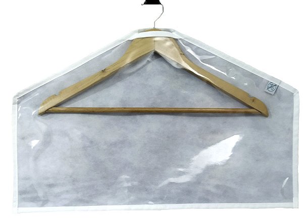 Capa Protetora Ombro Tnt e Pvc 54x34cm Branco