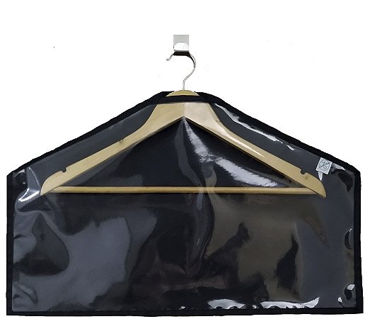 Capa Protetora Ombro Tnt e Pvc 54x34cm Preto