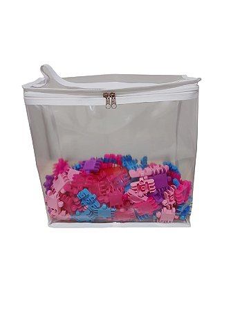 Organizador De Brinquedo Pvc Transparente 30x15x30cm