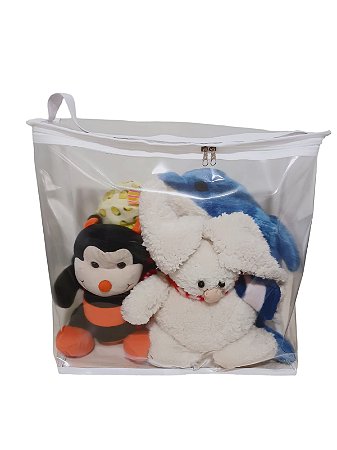 Organizador De Brinquedo Pvc Transparente 40X15X40CM