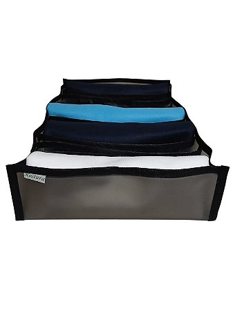 Colmeia Organizadora Gaveta Camiseta 40x28x10cm Fumê