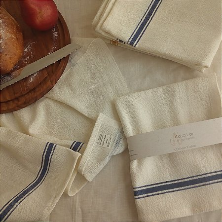 Pano de Prato 45x70 grain sack azul