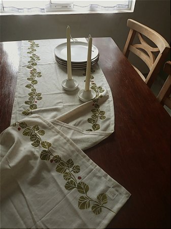 Caminho de mesa natalino 2m