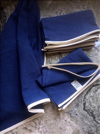 Pano de Prato 50x70 azul marinho