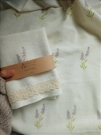 Pano de Prato 45x70 lavandas