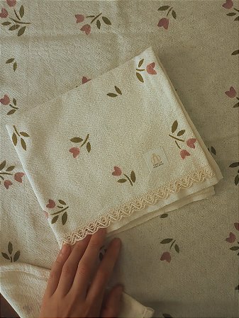 pano de Prato 45x70 tulipas mini