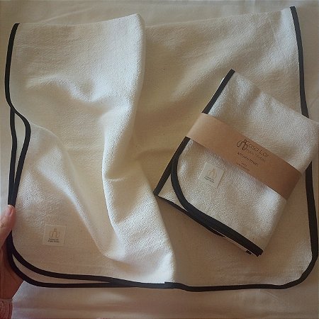 Pano de Prato 45x70 acabamento preto