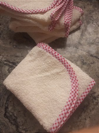 Pano felpudo 35x50 xadrez vermelho