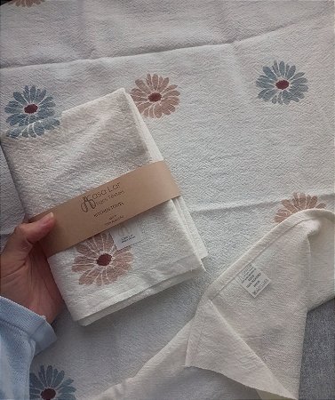 Pano de Prato 45x70 gérberas