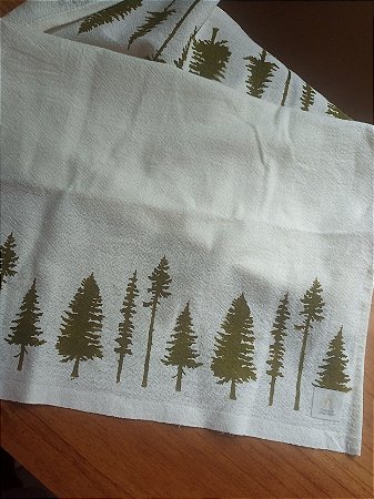 Pano de Prato 45x70 pinheiros