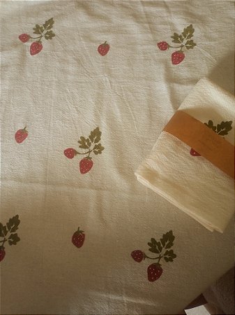 Pano de Prato 45x70 morangos (nova estampa)