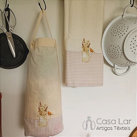 Armazenador de sacolas passarinho