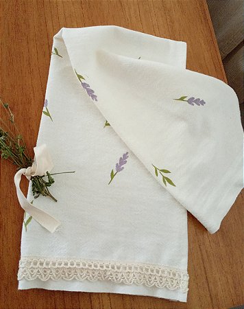 Pano de Prato 45x70 lavandas (nova estampa)