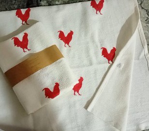 Pano de Prato 45x70 galos