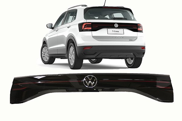 Aplique Tampa Traseira Vw T-cross 2020 2021 2022 2gp827577b