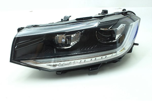 Farol Esquerdo Led Original Vw Tcross 2019 2020 Com Detalhe